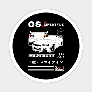 R34 OSJ LifeStyle [Black Edition] Magnet